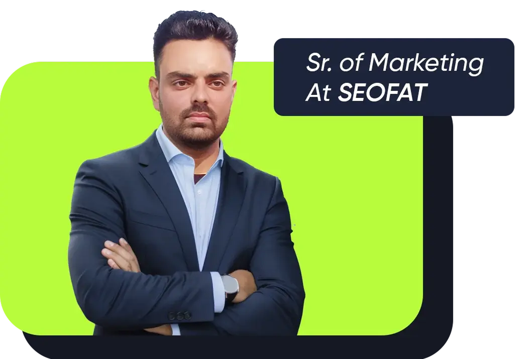 Man in suit gesturing, titled 'with Trevin Shirey, VP of Marketing at WebFX